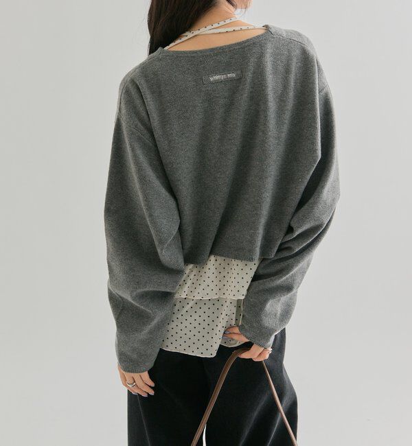  「Vボタンカーディガン」|カーディガン|