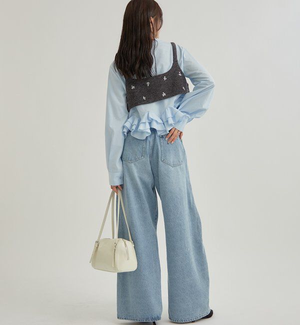  「ウェーブフリルブラウス」|シャツ・ブラウス|