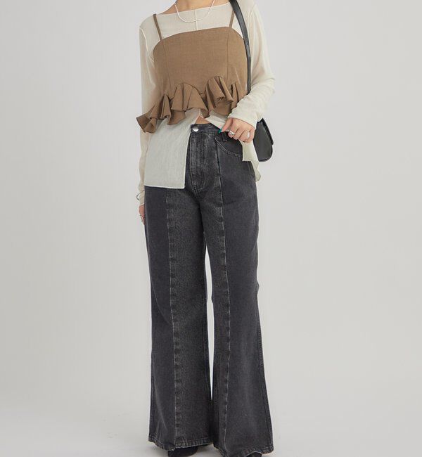  「ウェーブフリルビスチェ」|シャツ・ブラウス|