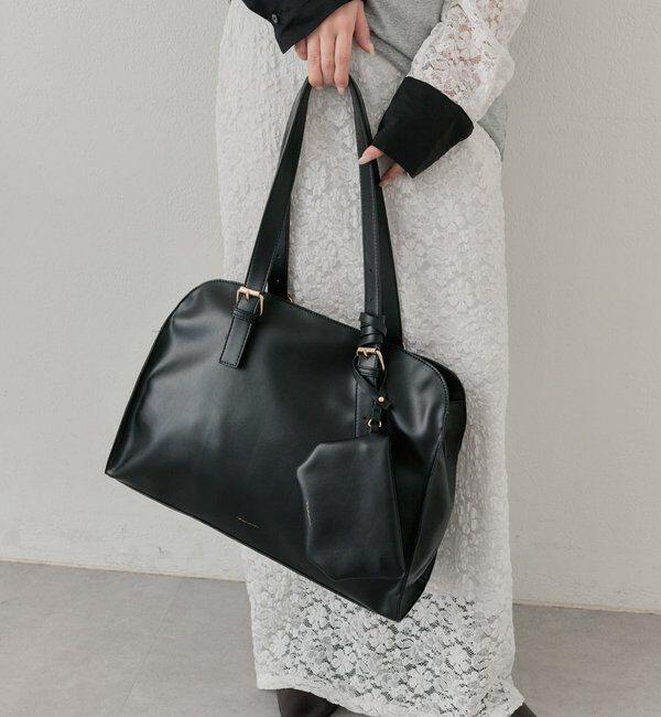  「【@sktnnm企画】ステッチラインボストンBAG」|トートバッグ|ブラック