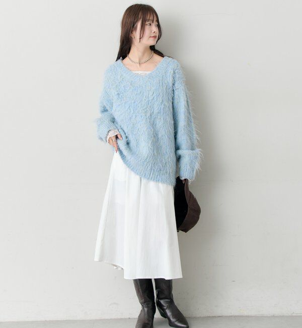 「ふわふわシャギーニット」|ニット・セーター|