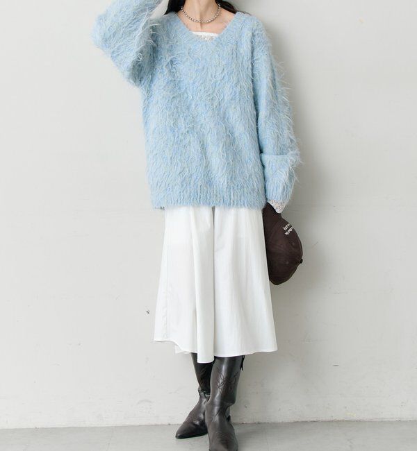  「ふわふわシャギーニット」|ニット・セーター|