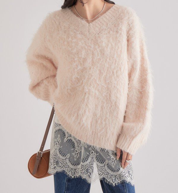  「ふわふわシャギーニット」|ニット・セーター|