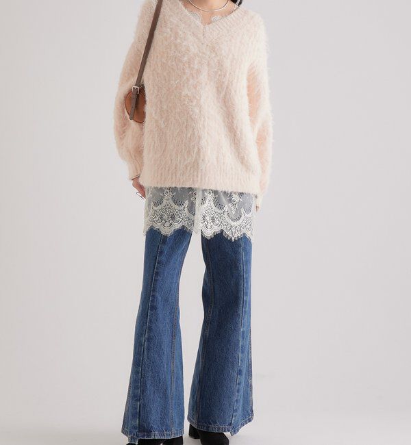  「ふわふわシャギーニット」|ニット・セーター|