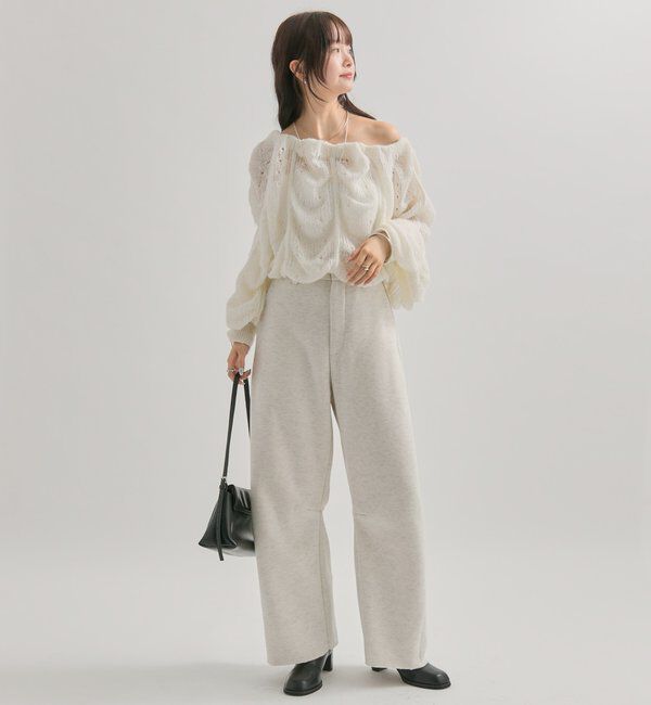  「【年間総売上1位！】裏起毛カーブスウェットパンツ」|チノ|