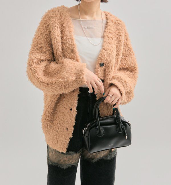  「ループボタン カーディガン」|カーディガン|