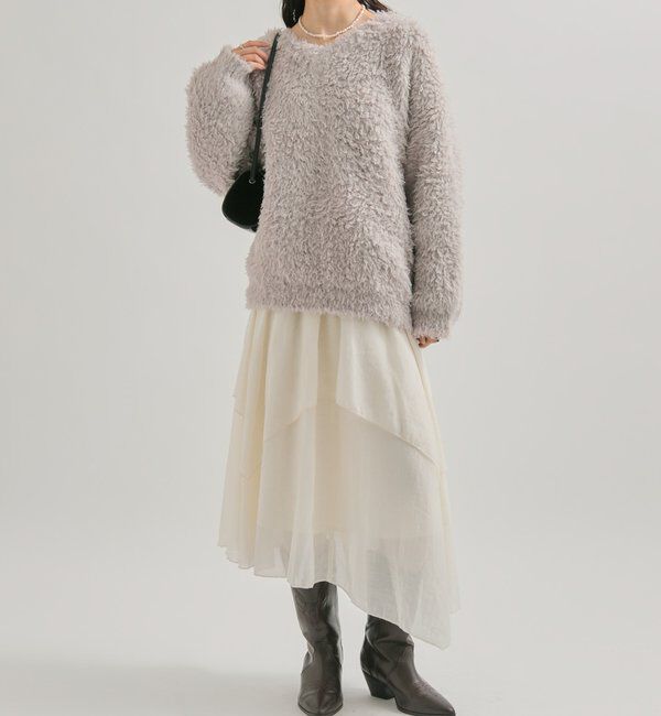  「ループボタン カーディガン」|カーディガン|