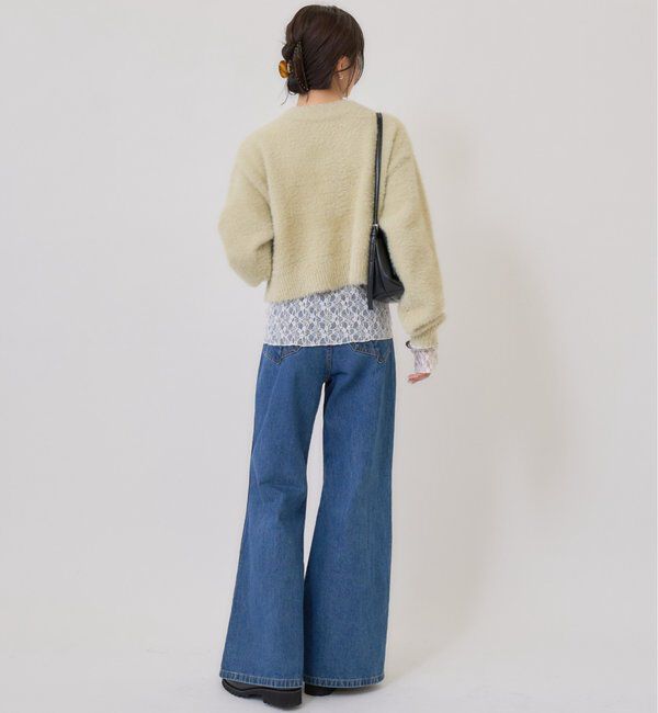  「ミンクライクジャケットカーディガン」|カーディガン|