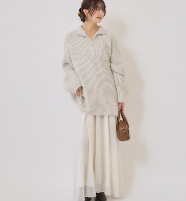  「シアーキャミSETワンピース」|ワンピース|