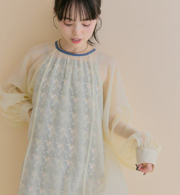  「[森川企画]シアーレイヤード ワンピースSET」|ワンピース|