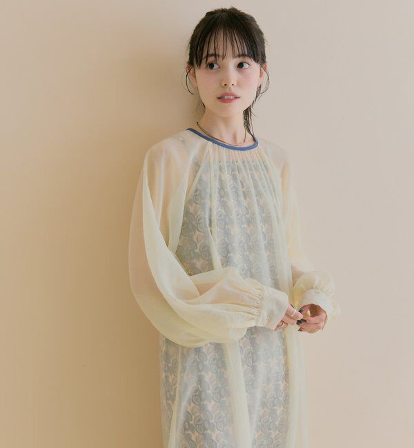  「[森川企画]シアーレイヤード ワンピースSET」|ワンピース|