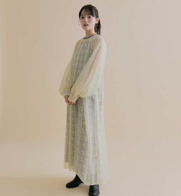  「[森川企画]シアーレイヤード ワンピースSET」|ワンピース|