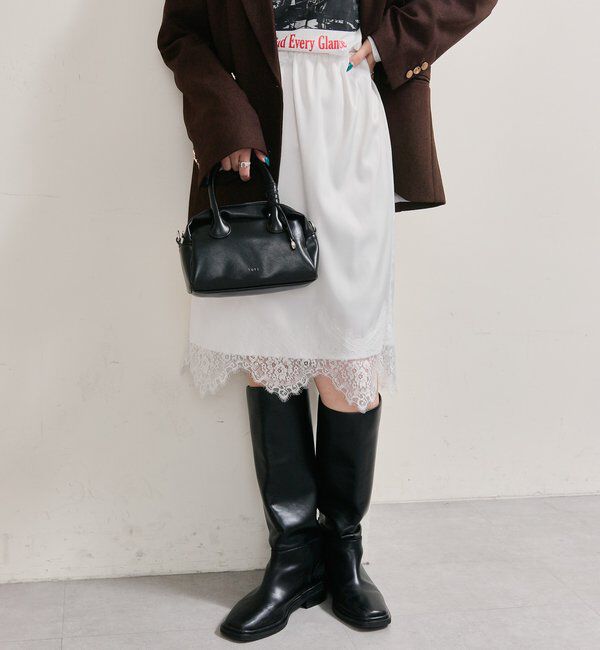  「裾レースマルチスカート」|スカート|