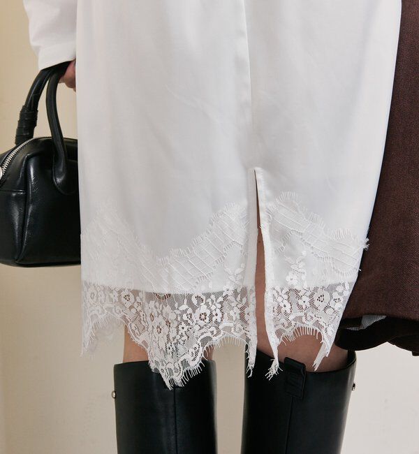  「裾レースマルチスカート」|スカート|