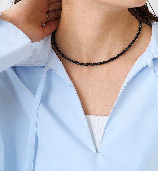  「カラービーズネックレス」|リング|