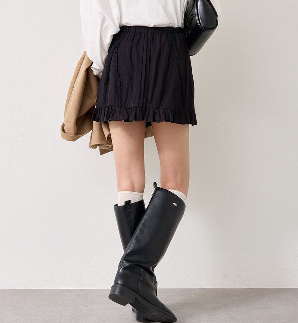  「コットンフリルミニスカート」|スカート|