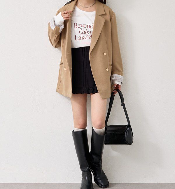  「コットンフリルミニスカート」|スカート|