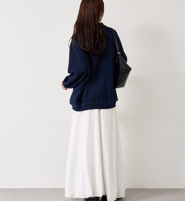  「スウェットライクヘンリーニット」|ニット・セーター|