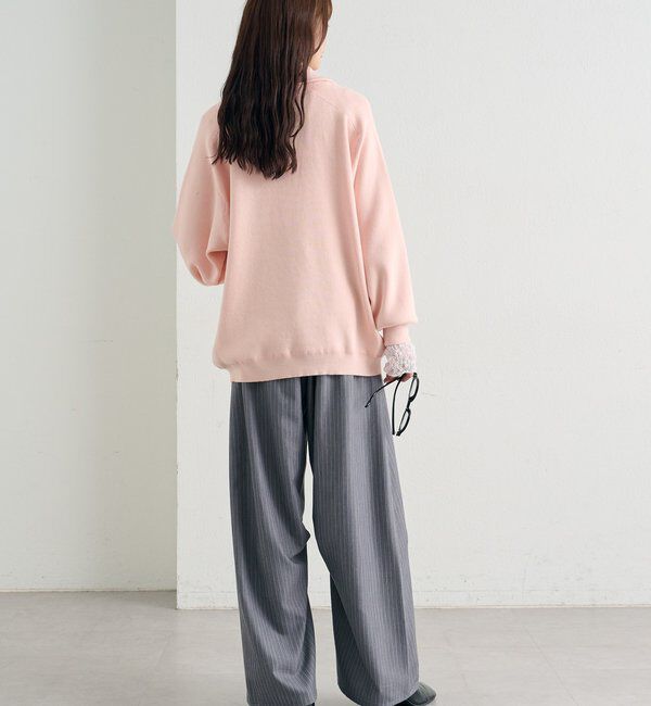  「スウェットライクヘンリーニット」|ニット・セーター|