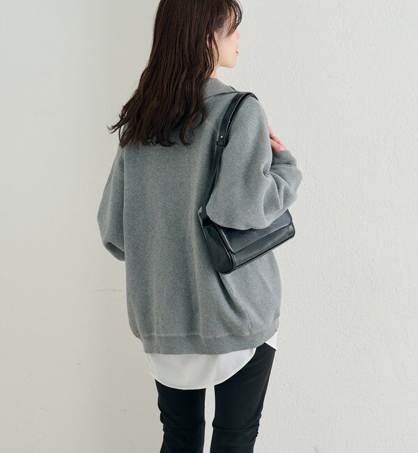  「スウェットライクヘンリーニット」|ニット・セーター|