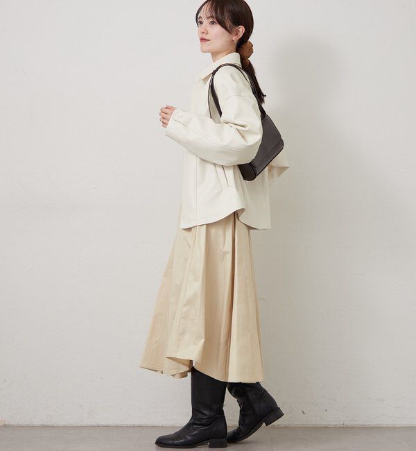  「レザーシャツジャケット」|ブルゾン・スタジャン|