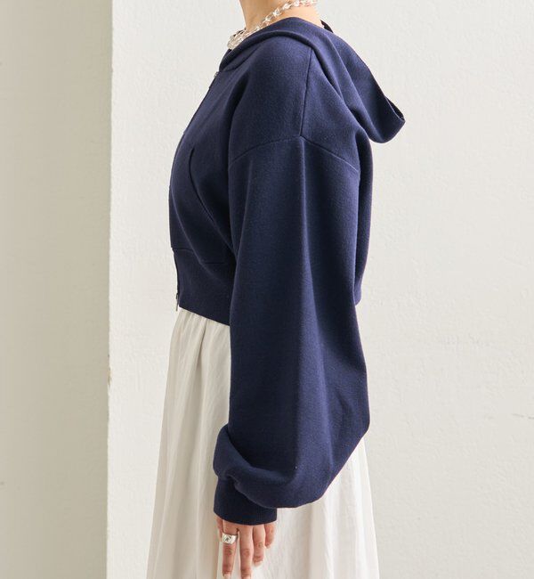  「フーディーニットショートパーカー」|パーカー|