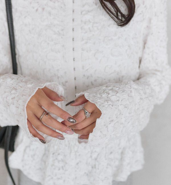  「シャーリングペプラム TOPS」|シャツ・ブラウス|