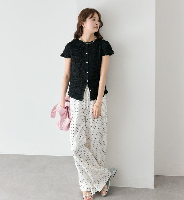  「裾ドロストスウェットパンツ」|チノ|