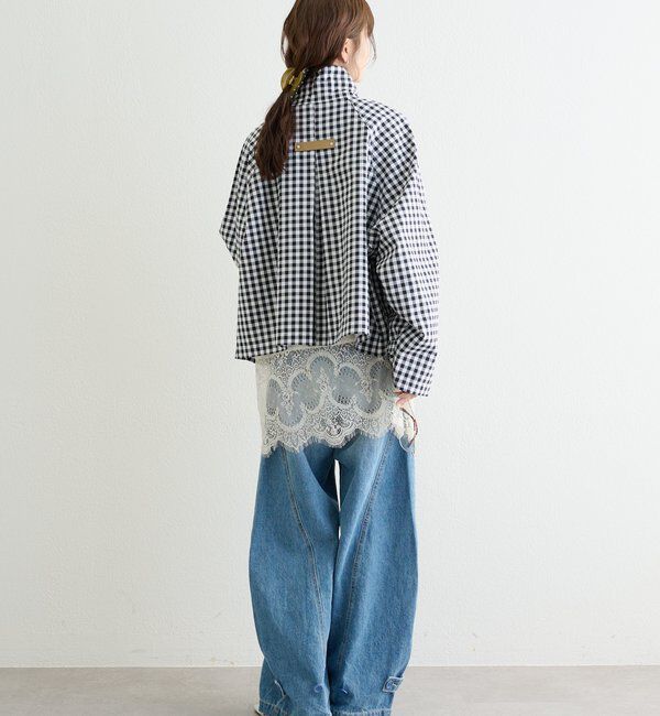  「スタンドカラーショートトレンチ」|トレンチコート|