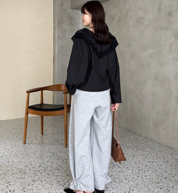  「【@lily.s_y企画】Vフリルシェイプブラウス」|シャツ・ブラウス|