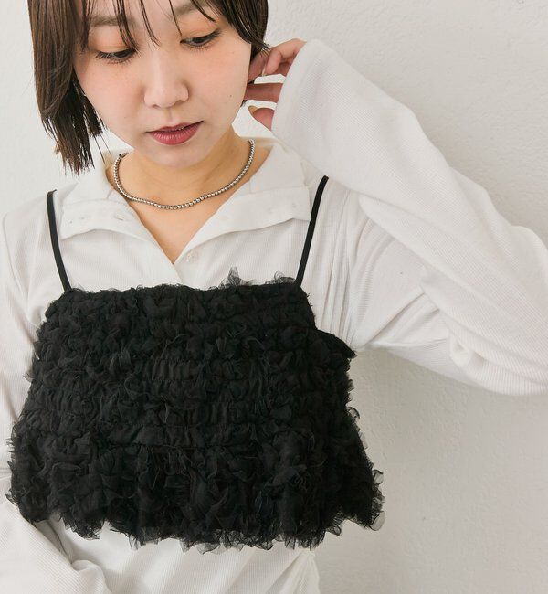  「バックシャンチュールビスチェ」|シャツ・ブラウス|