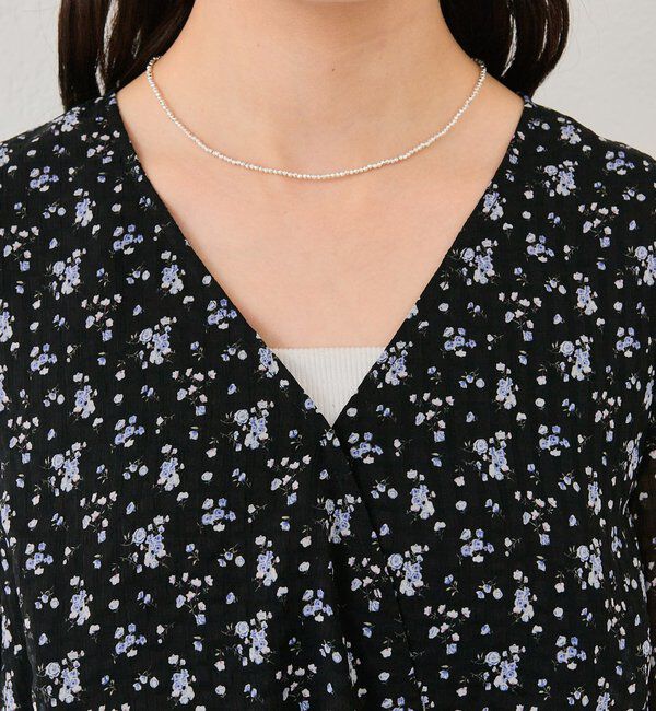  「カシュクールフラワーミニワンピース」|ワンピース|