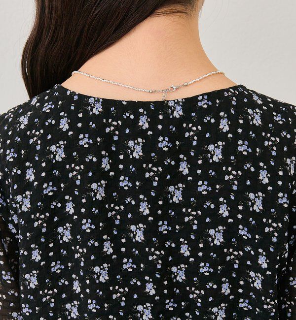  「カシュクールフラワーミニワンピース」|ワンピース|