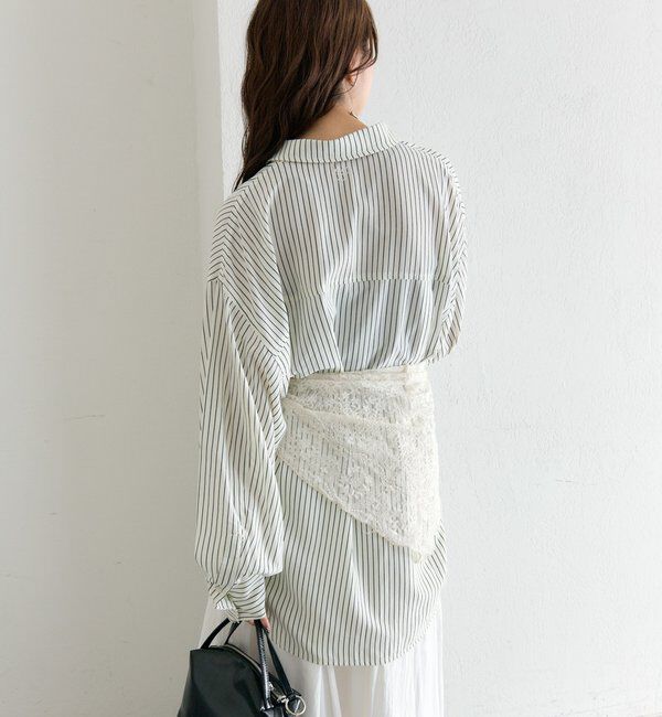  「ボタンレイヤードBIGシャツ」|シャツ・ブラウス|