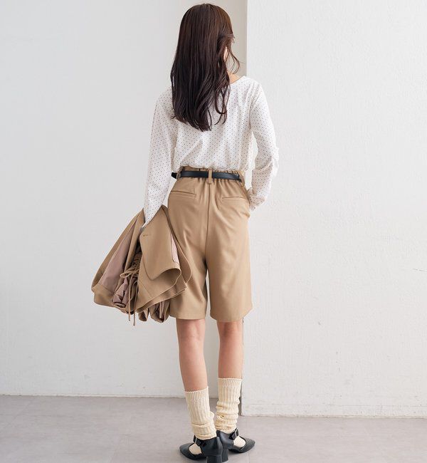  「ドットプリントロングTシャツ」|Tシャツ・カットソー|