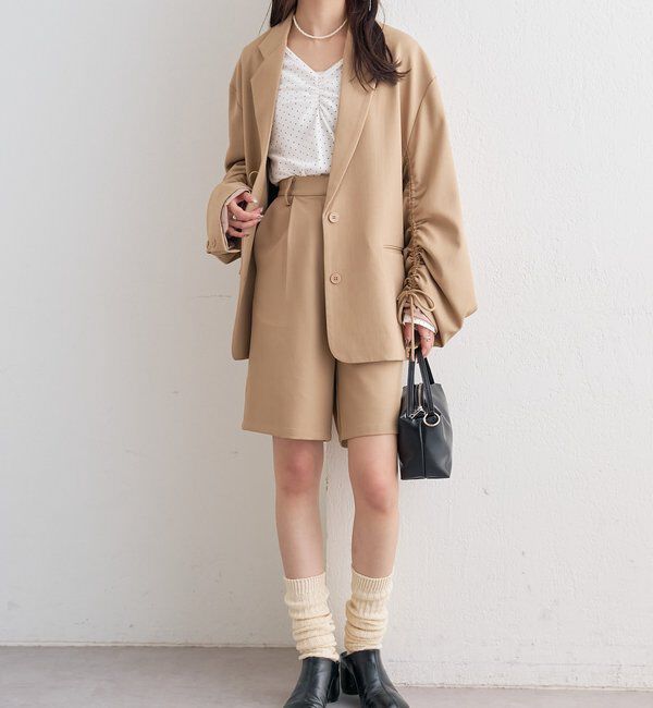  「ドットプリントロングTシャツ」|Tシャツ・カットソー|