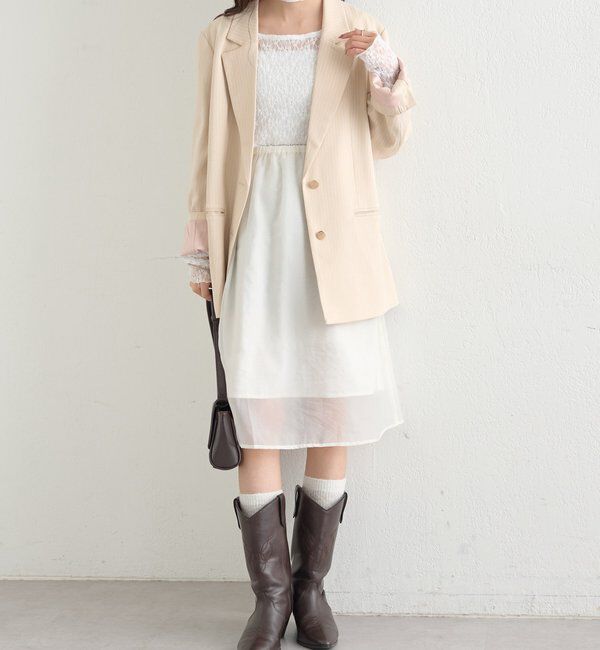  「ストライプテーラードジャケット」|テーラードジャケット|