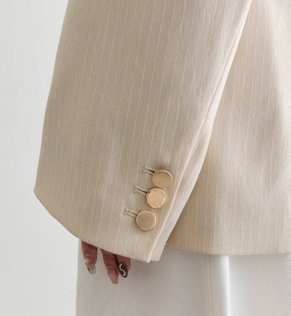  「ストライプテーラードジャケット」|テーラードジャケット|