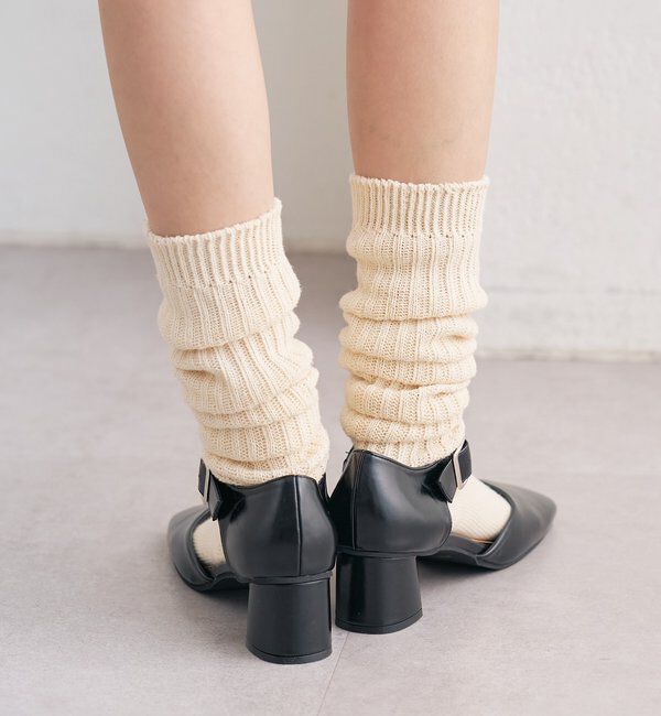  「バックルスクエアパンプス」|パンプス|