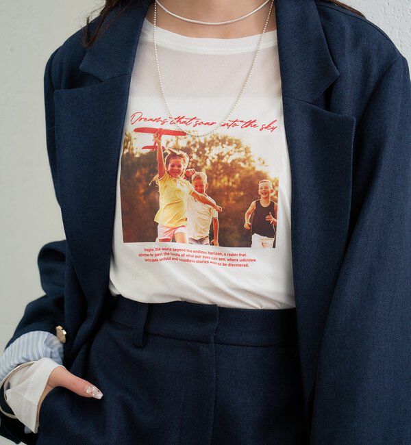  「シアーフォトロングTシャツ」|Tシャツ・カットソー|