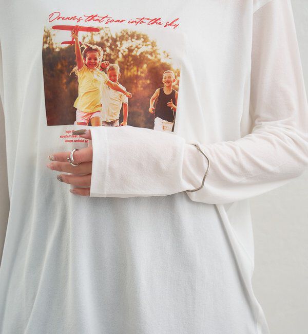  「シアーフォトロングTシャツ」|Tシャツ・カットソー|