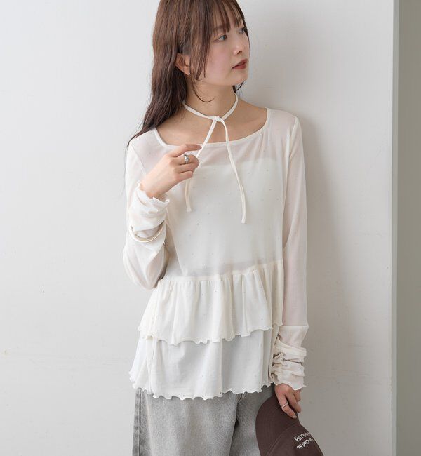  「26SSドットティアードプルオーバー」|Tシャツ・カットソー|