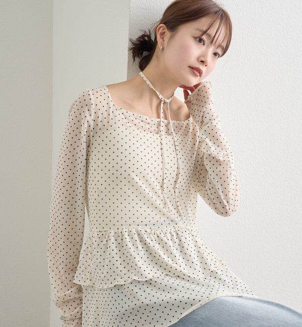  「26SSドットティアードプルオーバー」|Tシャツ・カットソー|