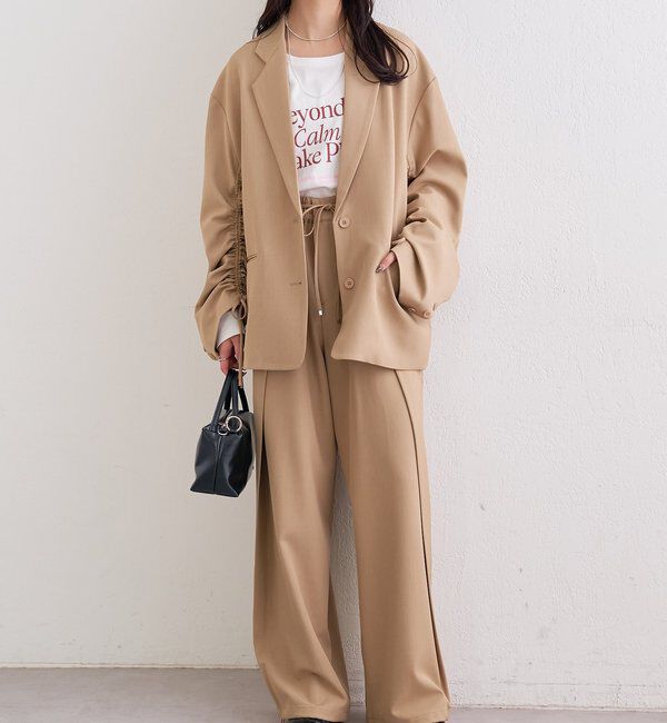  「配色BIGロゴロングTシャツ」|Tシャツ・カットソー|