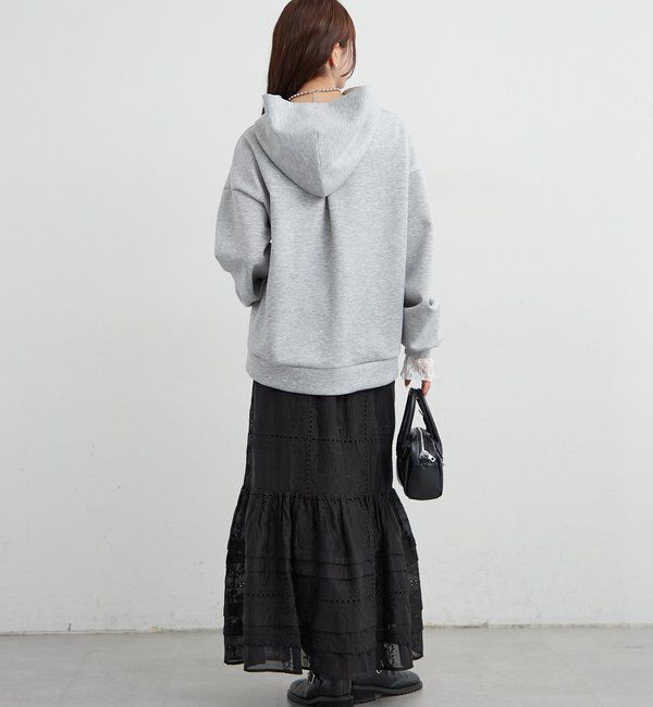  「パネルレースギャザースカート」|スカート|