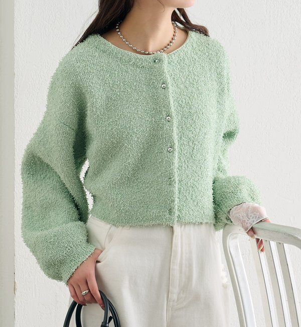  「26SSミニフリンジカーディガン」|カーディガン|