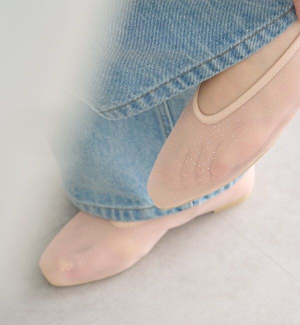  「シャイニーチュールパンプス」|パンプス|