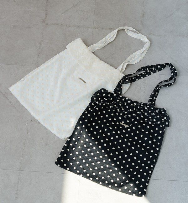  「ドットフラワートートBAG」|トートバッグ|