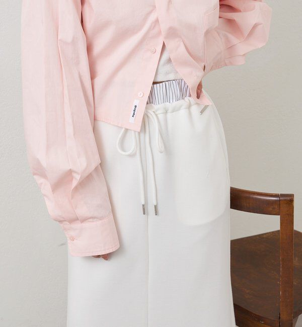  「Wベルトスウェットスカート」|スカート|