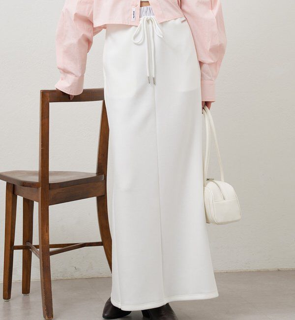  「Wベルトスウェットスカート」|スカート|
